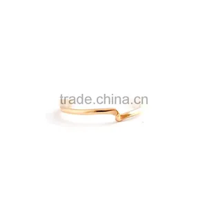 Best Price Stainless Steel Twisting Latest Gold Rings Design for Women thumbnail-2