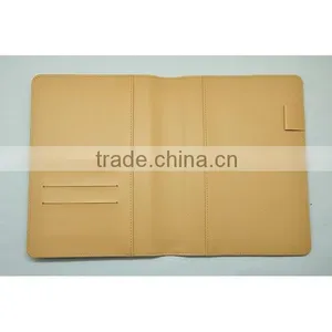 PU Leather Cut Notebook Covers With Embossed Logo and Elastic Band Closure thumbnail-4