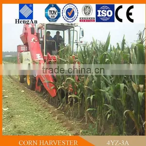 Heng An 3 Row/ 4 Row Self-propelled Corn Maize Combine Harvester thumbnail-3