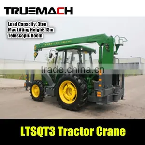 Agricultural Tractor Mounted Crane With 3Ton Telescopic Loader Crane thumbnail-2