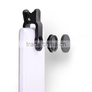 Hot Sale Universal Black Circular Filter Lens With Clip for Mobile Phone Camera Tablet PC thumbnail-1