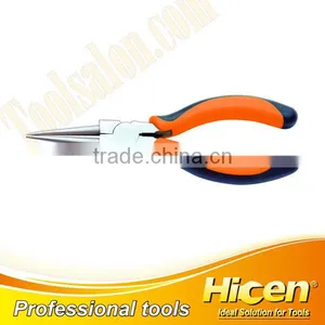 American Type Bi-color PP TPR Handle Round Nose Pliers thumbnail-1
