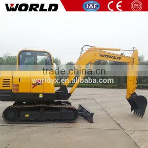 With Auger 6 Ton Hydraulic Chain Drive Excavator Machine for Sale thumbnail-5