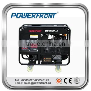 PF17500 Good Quality V-twin Electric Start Single Phase or 3 Phase 15kw Gasoline Generator Price thumbnail-1