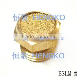 Sintered ss Brass Screen Breather Vent Pneumatic Air Muffler thumbnail-3