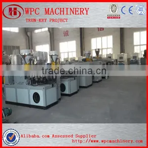 Wpc pe Pellet Making Machine Wood Plastic Pellet Production Line thumbnail-1