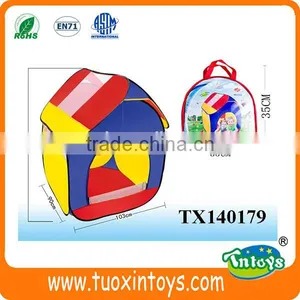 Play Beach Tent With Balls Outdoor Folding Canvas for Kids thumbnail-6