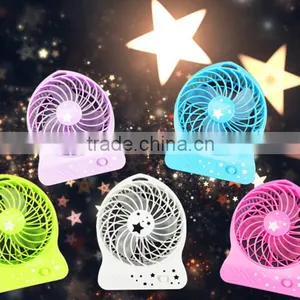 Promotion Best-selling Portable Battery Operated Rechargeable Handheld Mini USB Fan thumbnail-1