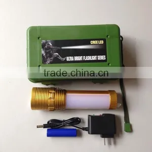 Multi-function Led Working Light Rechargeable Flashlight Zoom Tactical Flashlight thumbnail-2