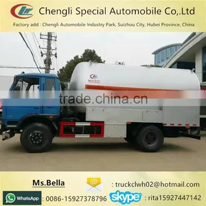 CLW 4-6 Ton Propane Tanker Truck 15m3 LPG Gas Bowser Tanker thumbnail-1