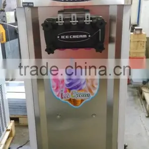 Cheap Price Industrial Coffee Shop Food Truck Used 3 Mixer Flavors Soft Ice Cream Maker for Sale thumbnail-1