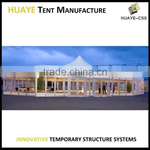 Huge Exhibition Gazebo Tent With Wood Floor for Industrial Event Party thumbnail-1