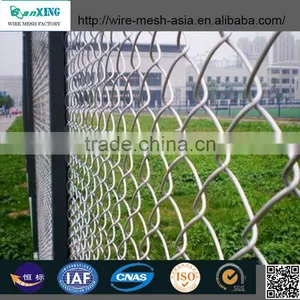 9 Gauge Galvanized Chain Link Fence Steel Rod Fence for Highway thumbnail-1