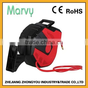 Hot New Product 2015 Portable Automatic Retractable Air Hose Reel 20m for Garage Use thumbnail-3