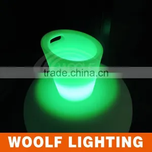 Color Changing PE Plastic Flower Pot Garden Waterproof Glowing Led Outdoor Garden Flower Pots for Outdoor thumbnail-4