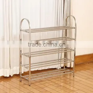 5 Tiers Stainless Steel Square Tube Shoes Storage Orginaze thumbnail-4