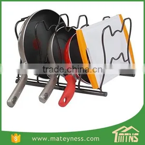 Kitchen Cabinet Pantry Pot and Pan Organizer Rack thumbnail-3