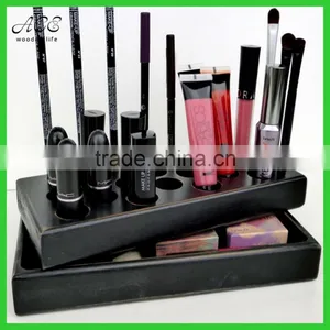 Wood Makeup Organizer Storage thumbnail-1