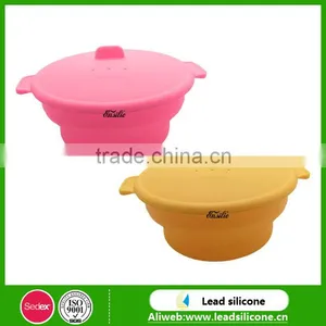 Multi-function Kitchen Silicone Breparation Bowls, Food Preparation Bowls, Folding Kitchen Preparation Silicone Bowls thumbnail-3