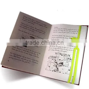 Various Colors Great Gift Finger Pointing Silicone Bookmark thumbnail-1