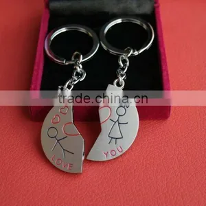Moon Metal Keychain or Metal Keyring thumbnail-1