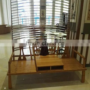 Comfortable Bamboo Sitting Sofa Chair for Coffee thumbnail-1