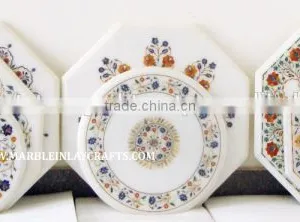 Manufacturer Inlaid Marble Coffee Tables Top thumbnail-1