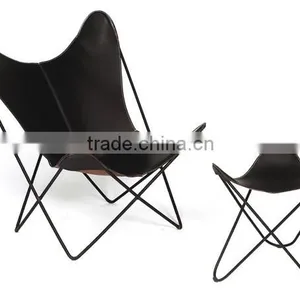 Black Color Ottoman Butterfly Chair Frame Latest Products in Market thumbnail-6