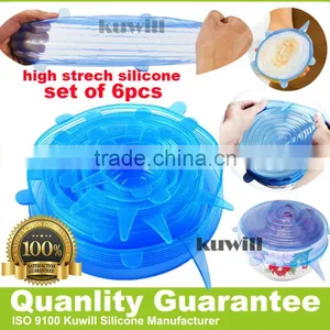 High Quality Food Grade Flexible Silicone Can Pot Cover Silicone Suction Lids thumbnail-1