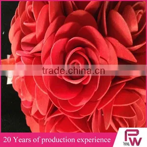 Artificial Flowers Imported From China Red Rose Balls for Weddings for Home Decore thumbnail-3