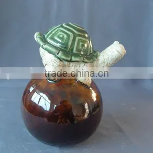 Porcelain Turtle, Garden Decoration, Garden Ornament thumbnail-1