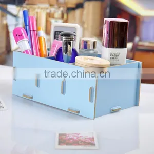 Wooden Cosmetics Storage Box / DIY Organizer thumbnail-1