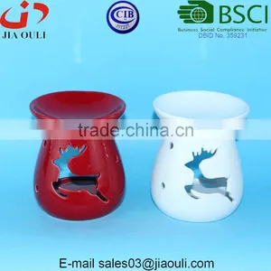 BSCI Audit Factory Gifts & Decor Ceramic Oil Warmer, Ceramic Tea Light Oil Burner thumbnail-1