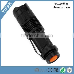 High Quality Tactical Power LED 3 Mode Focus Flashlight thumbnail-1