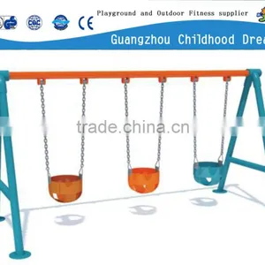 (CHD-848) 3 Seats Patio Baby Swing, New Outdoor Swing, Plastic Swing thumbnail-1