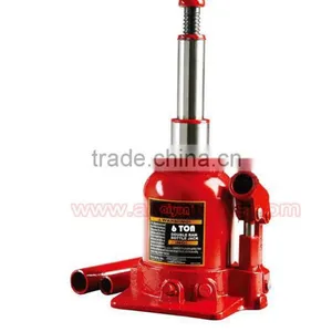 2T/4T Hydraulic Bottle Jack, Both Burl, Two Stage Bottle Jack Double Ram Bottle Jack thumbnail-4