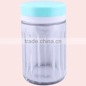 400ml Round Shape Airtight Container Seal Canister Glass thumbnail-3