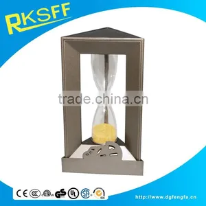 Gold Sand Timer - Unique Design Sandglass Hourglass Sand Clock Timer 3min thumbnail-6
