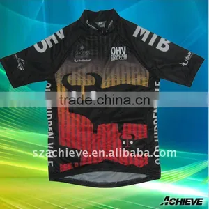 Cycling Jerseys With Coolmax 145gsm Mesh Fabric Mesh Materials thumbnail-1