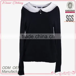 Fashion Clothing Factories in China New Stylish Daily Wear 2015 New Blouse thumbnail-1