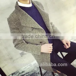 Wool Winter Coat . Men Overcoat BCL005 thumbnail-3