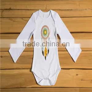 Custom Printed 100%cotton Baby Onesie ,baby Girl Romper thumbnail-2
