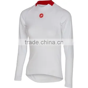 Mesh Base Layer Shirt All White thumbnail-3