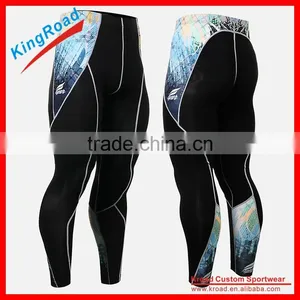 Custom Printed Mens Sport Fashion Leggings, Plus Size thumbnail-5