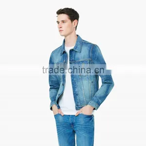 Blue Fashion Custom Logo Fancy Jacket for Men in New Model thumbnail-1
