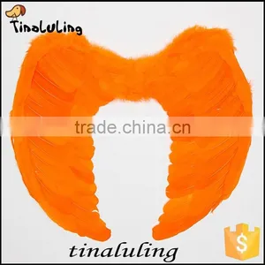 Customized Handmade Large Ostrich Feather Wings for Party thumbnail-6
