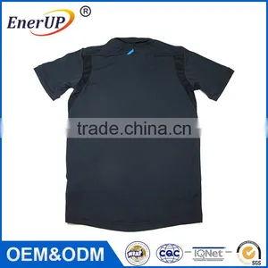Men Clothing Sport Wear Gym Moisture Wicking Antibacterial Plain t Shirt Wholesale thumbnail-4