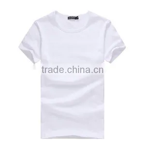 2017 Garment Factory Customized Your Own Brand Design Plain Color 95% Cotton 5% Spandex Private Label High Quailty Men T-shirts thumbnail-3