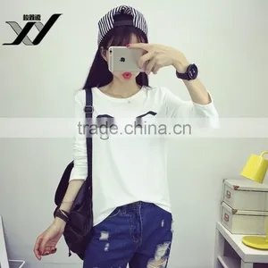 Girl Fashion Style New Design Long Sleeve Tshirt thumbnail-4