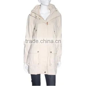 2014-2015 Long Winter White Coat Women's Winter Warm Long Coat Jacket thumbnail-2